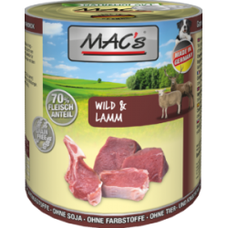 Mac's Dog Wild & Lamm800g