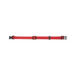 Halsband Nylon rot 15 - 25 cm